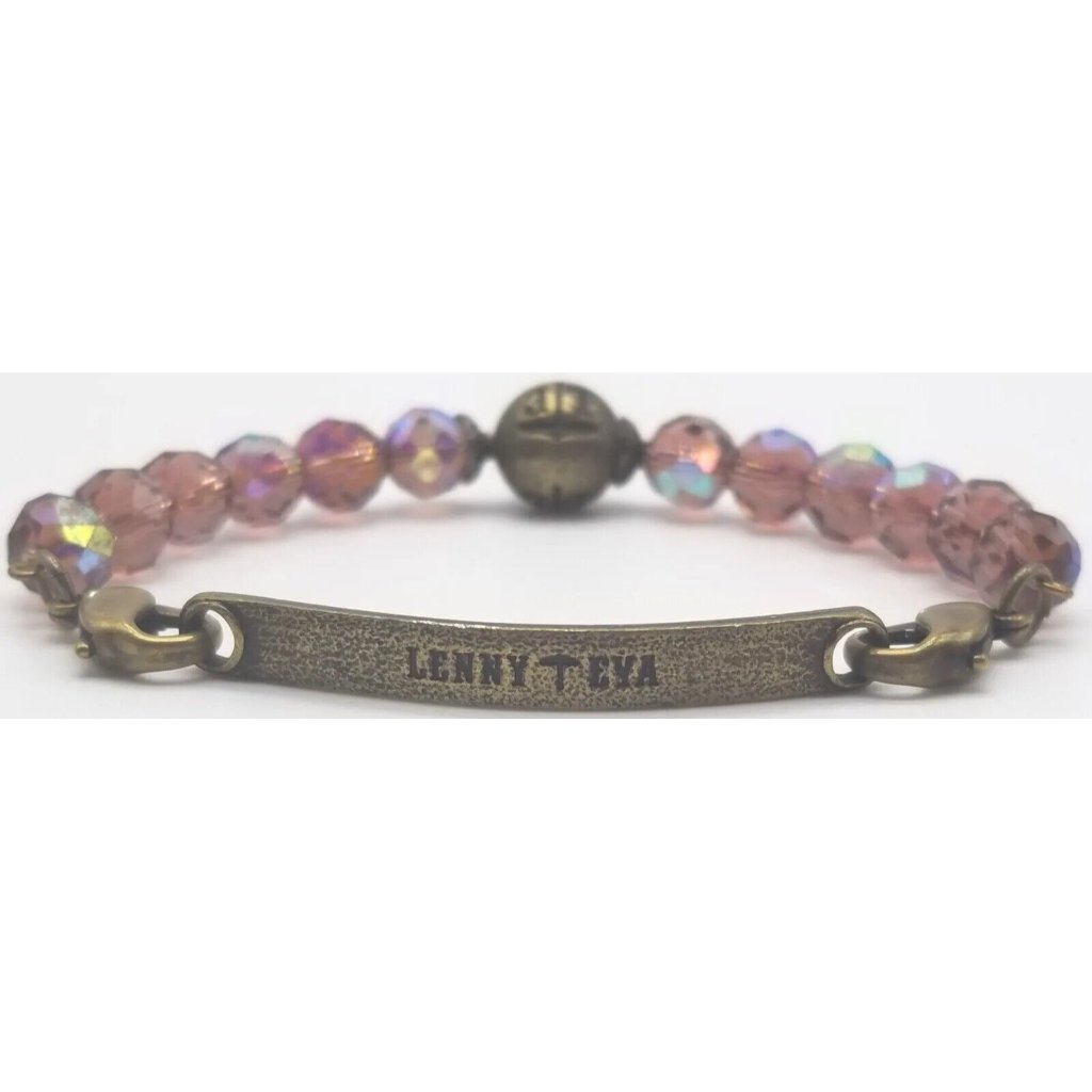 Lenny And Eva Pink Ab Crystal Bracelet